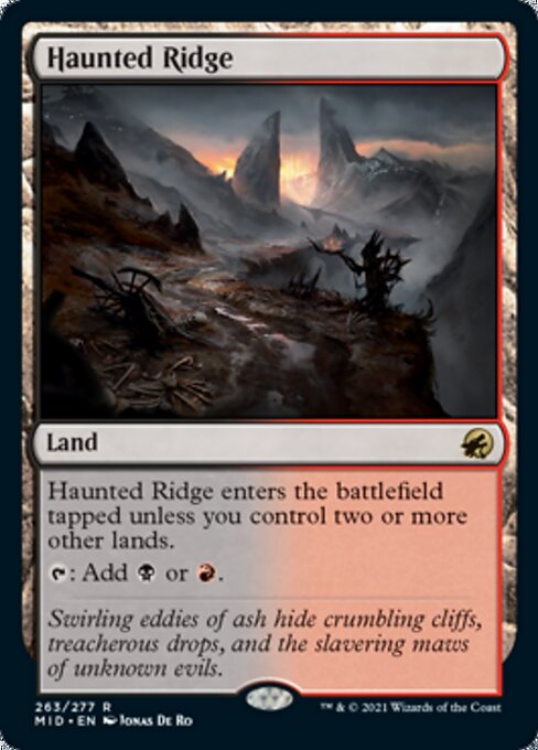 Haunted Ridge (Innistrad: Midnight Hunt) Near Mint