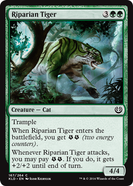 Riparian Tiger (Kaladesh) Heavy Play