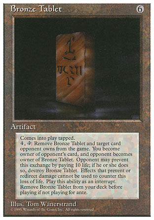 Bronze Tablet (4th Edition) Medium Play