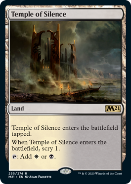 Temple of Silence (Magic 2021 Core Set) Near Mint
