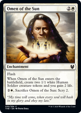 Omen of the Sun (Theros Beyond Death) Near Mint