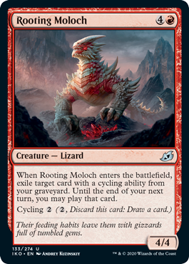 Rooting Moloch (Ikoria: Lair of Behemoths) Near Mint Foil