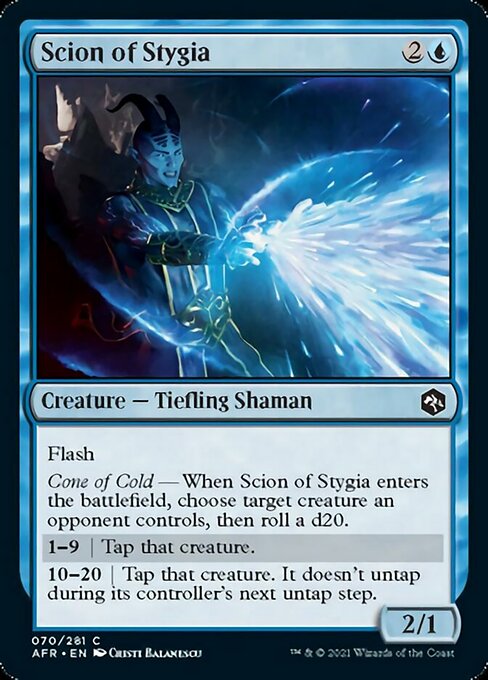 Scion of Stygia (Adventures in the Forgotten Realms) Near Mint Foil
