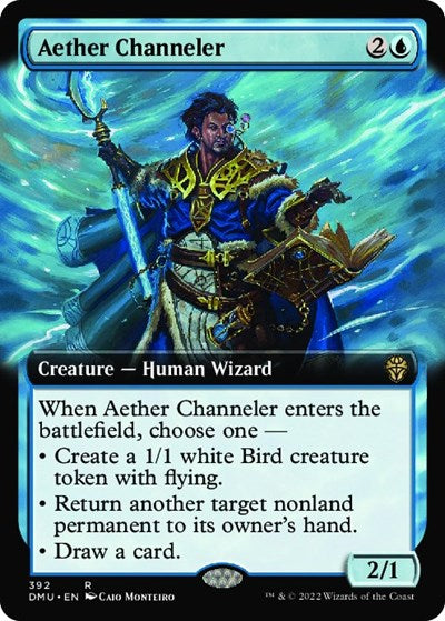 Aether Channeler (Extended Art) (Dominaria United) Near Mint