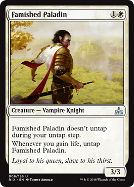 Famished Paladin (Rivals of Ixalan) Medium Play