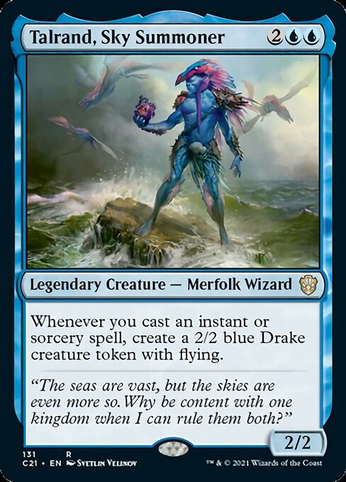 Talrand, Sky Summoner (Commander 2021 Strixhaven) Near Mint