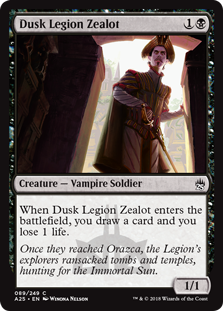 Dusk Legion Zealot (Masters 25) Light Play