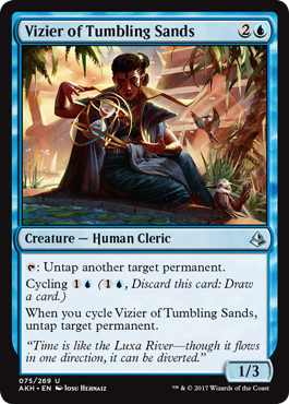 Vizier of Tumbling Sands (Amonkhet) Near Mint