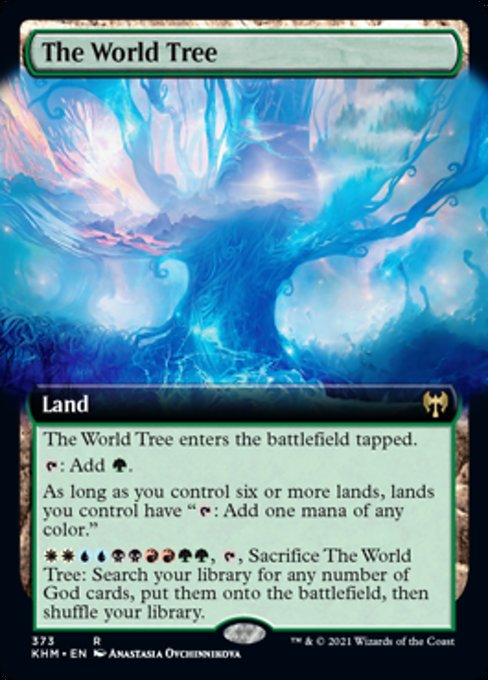 The World Tree (Extended Art) (Kaldheim) Light Play Foil