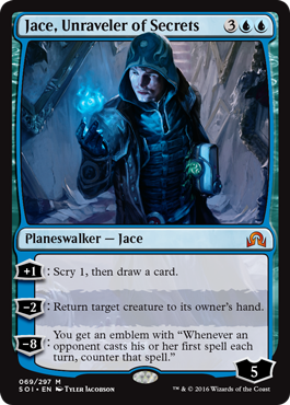 Jace, Unraveler of Secrets (Shadows Over Innistrad) Near Mint