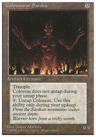 Colossus of Sardia (4th Edition) Heavy Play