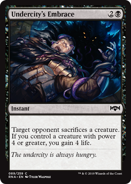Undercity's Embrace (Ravnica Allegiance) Near Mint