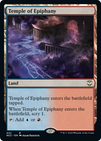 Temple of Epiphany (Commander: Streets of New Capenna) Near Mint