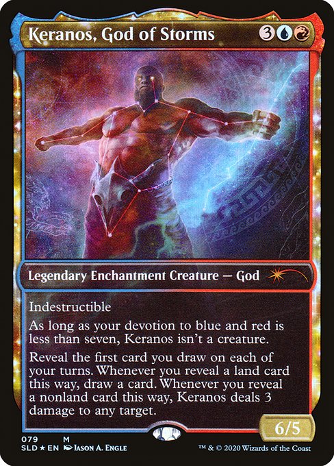 Keranos God of Storms (Secret Lair) Near Mint Foil