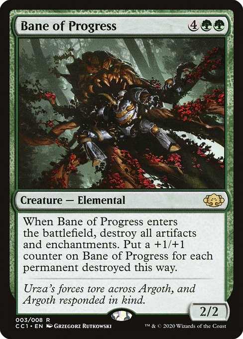 Bane of Progress (Commander Collection: Green) Near Mint