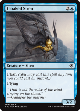 Cloaked Siren (Conspiracy: Take the Crown) Near Mint