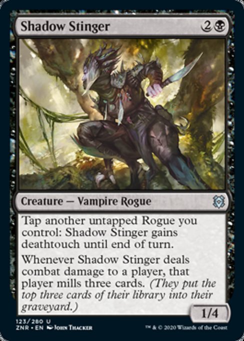 Shadow Stinger (Zendikar Rising) Near Mint