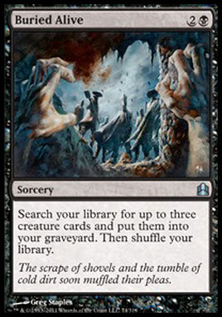 Buried Alive (Commander) Light Play