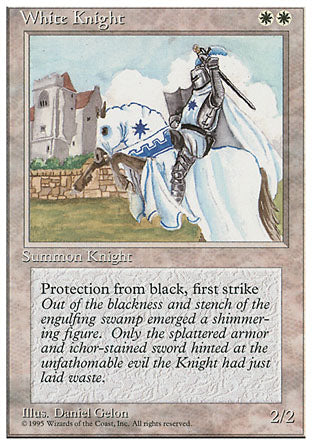 White Knight (4th Edition) Light Play