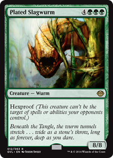 Plated Slagwurm (Duel Decks Anthology: Garruk vs Liliana) Near Mint
