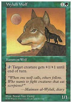 Wyluli Wolf (5th Edition) Light Play