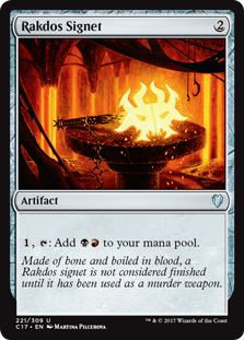 Rakdos Signet (Commander 2017) Near Mint