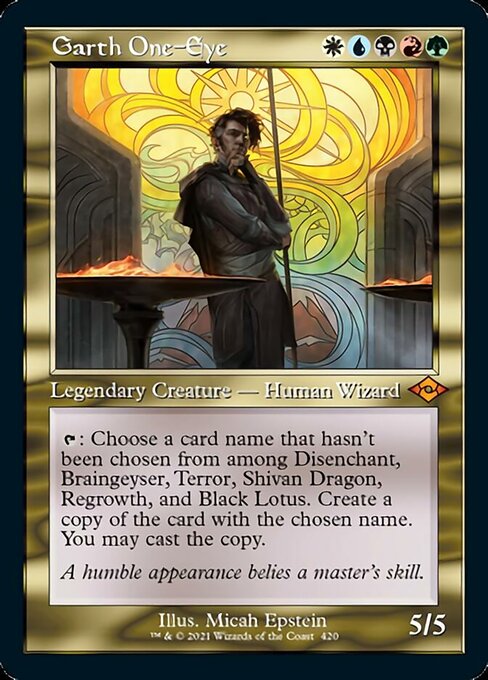 Garth One-Eye (Retro Frame) (Modern Horizons 2) Near Mint