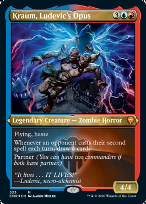 Kraum, Ludevic's Opus (Foil Etched) (Commander Legends) Near Mint Foil