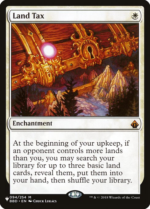 Land Tax (The List) Near Mint