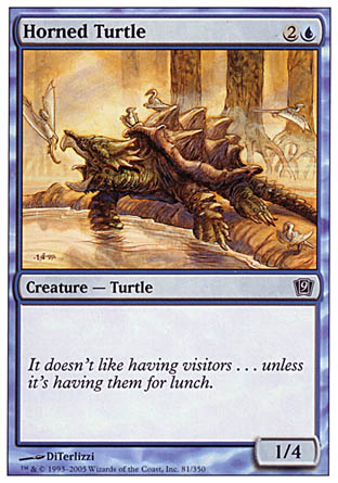 Horned Turtle (9th Edition) Heavy Play