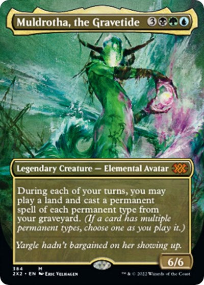 Muldrotha, the Gravetide (Borderless) (Double Masters 2022) Near Mint