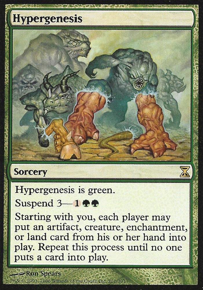 Hypergenesis (Time Spiral) Near Mint Foil