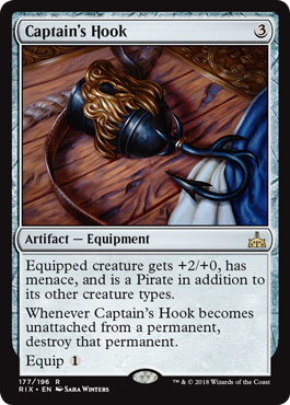 Captain's Hook (Rivals of Ixalan) Medium Play