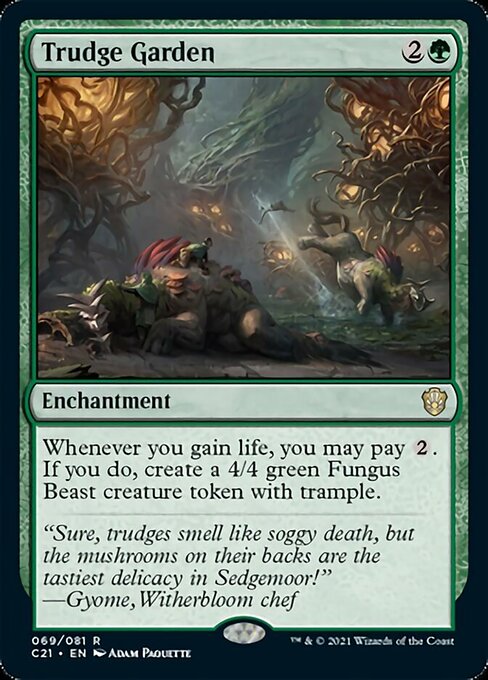 Trudge Garden (Commander 2021 Strixhaven) Light Play