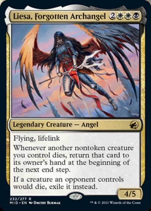 Liesa, Forgotten Archangel (Innistrad: Midnight Hunt) Near Mint