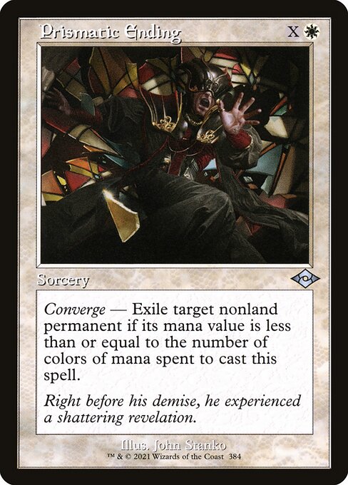 Prismatic Ending (Retro Frame) (Foil Etched) (Modern Horizons 2) Near Mint Foil