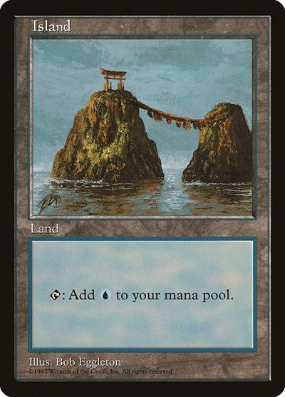Island - Blue Pack (Eggleton) (Promos: APAC Lands) Light Play