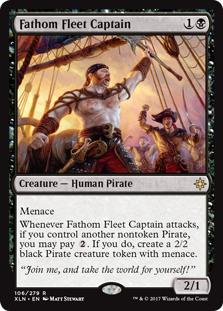 Fathom Fleet Captain (Ixalan) Light Play