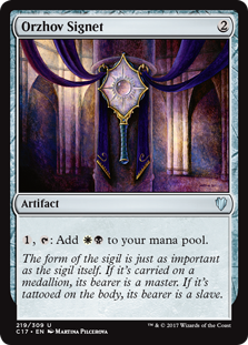 Orzhov Signet (Commander 2017) Light Play
