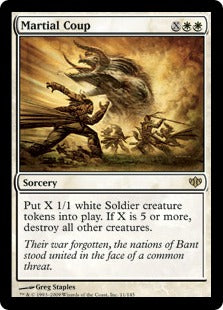 Martial Coup (Conflux) Light Play Foil