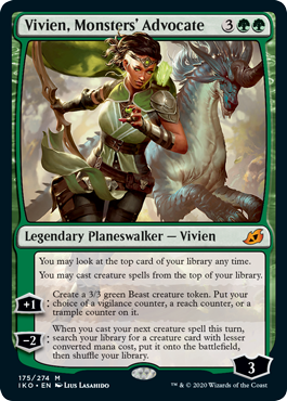 Vivien, Monsters' Advocate (Ikoria: Lair of Behemoths) Near Mint