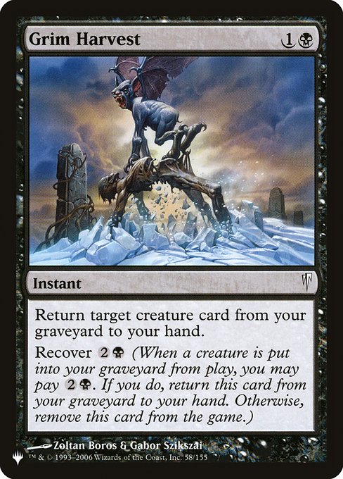 Grim Harvest (The List) Near Mint