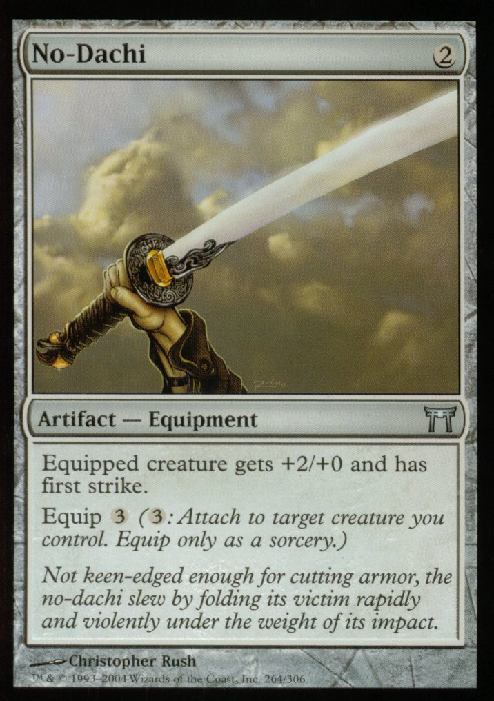 No-Dachi (Champions of Kamigawa) Medium Play