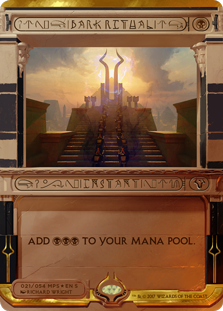 Dark Ritual (Amonkhet Invocations) Near Mint Foil