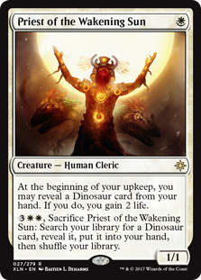 Priest of the Wakening Sun (Ixalan) Light Play