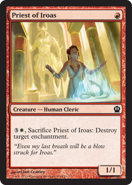 Priest of Iroas (Theros) Medium Play