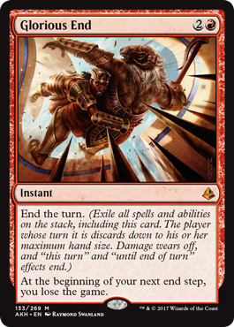 Glorious End (Amonkhet) Near Mint Foil