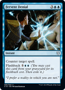 Fervent Denial (Commander 2019) Near Mint