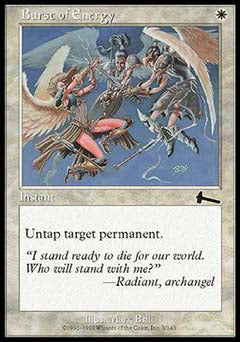 Burst of Energy (Urza's Legacy) Medium Play