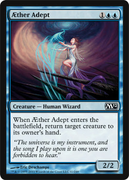 Aether Adept (Magic 2012 Core Set) Medium Play